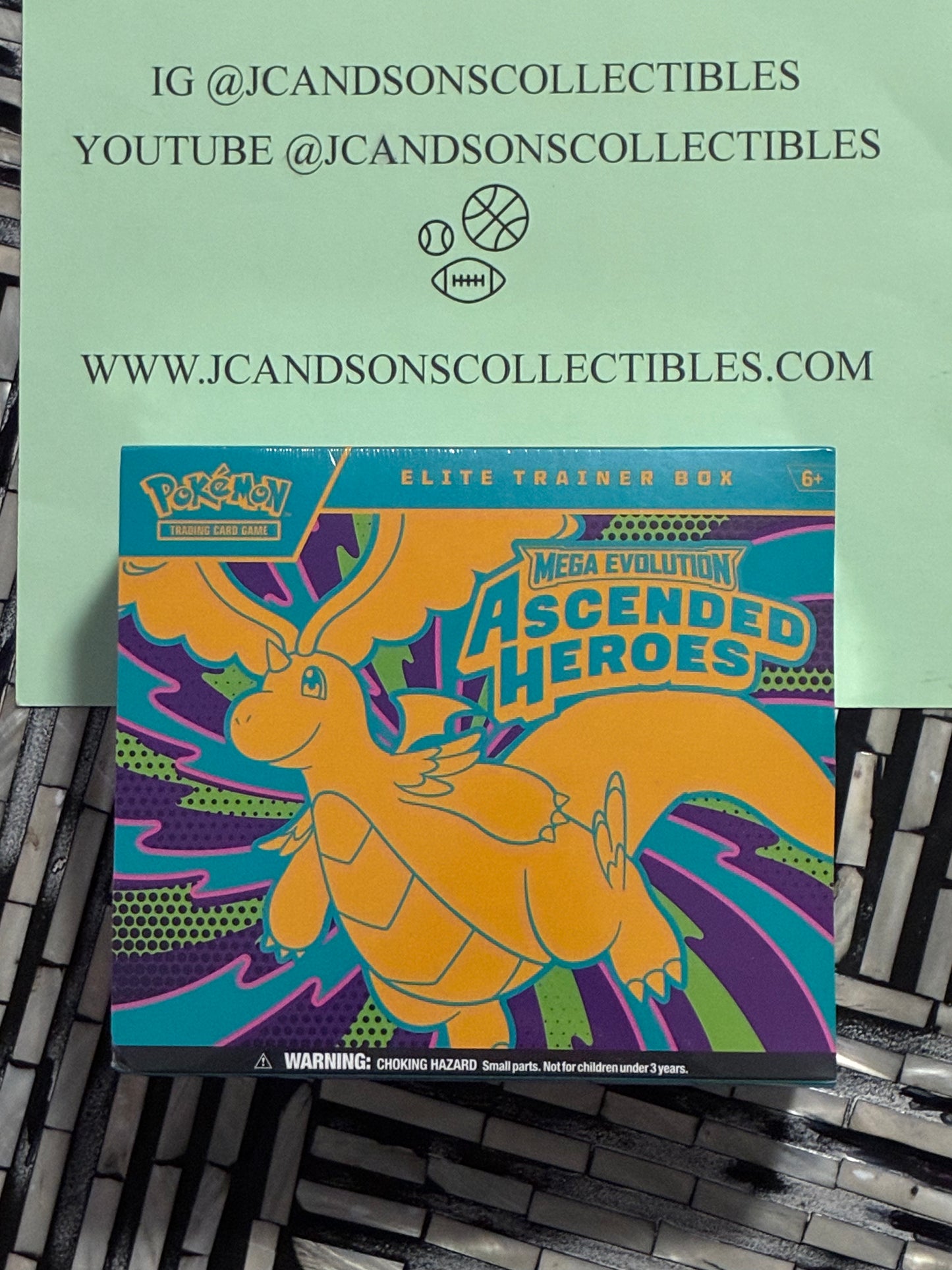 Pokemon TCG - Ascended Heroes - Elite Trainer Box (ETB) - Brand New Sealed
