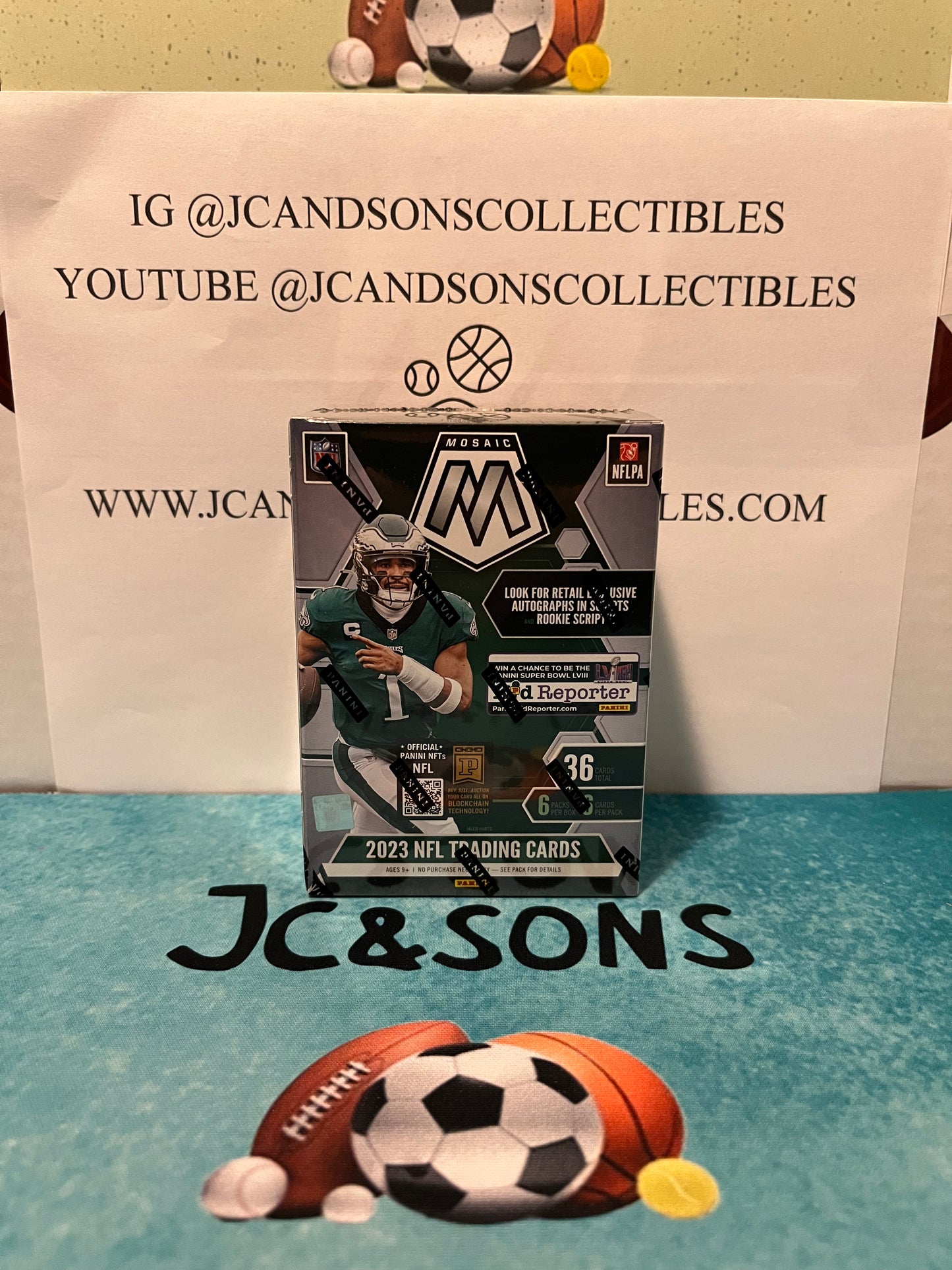 2023 Panini NFL Football Mosaic Blaster Box