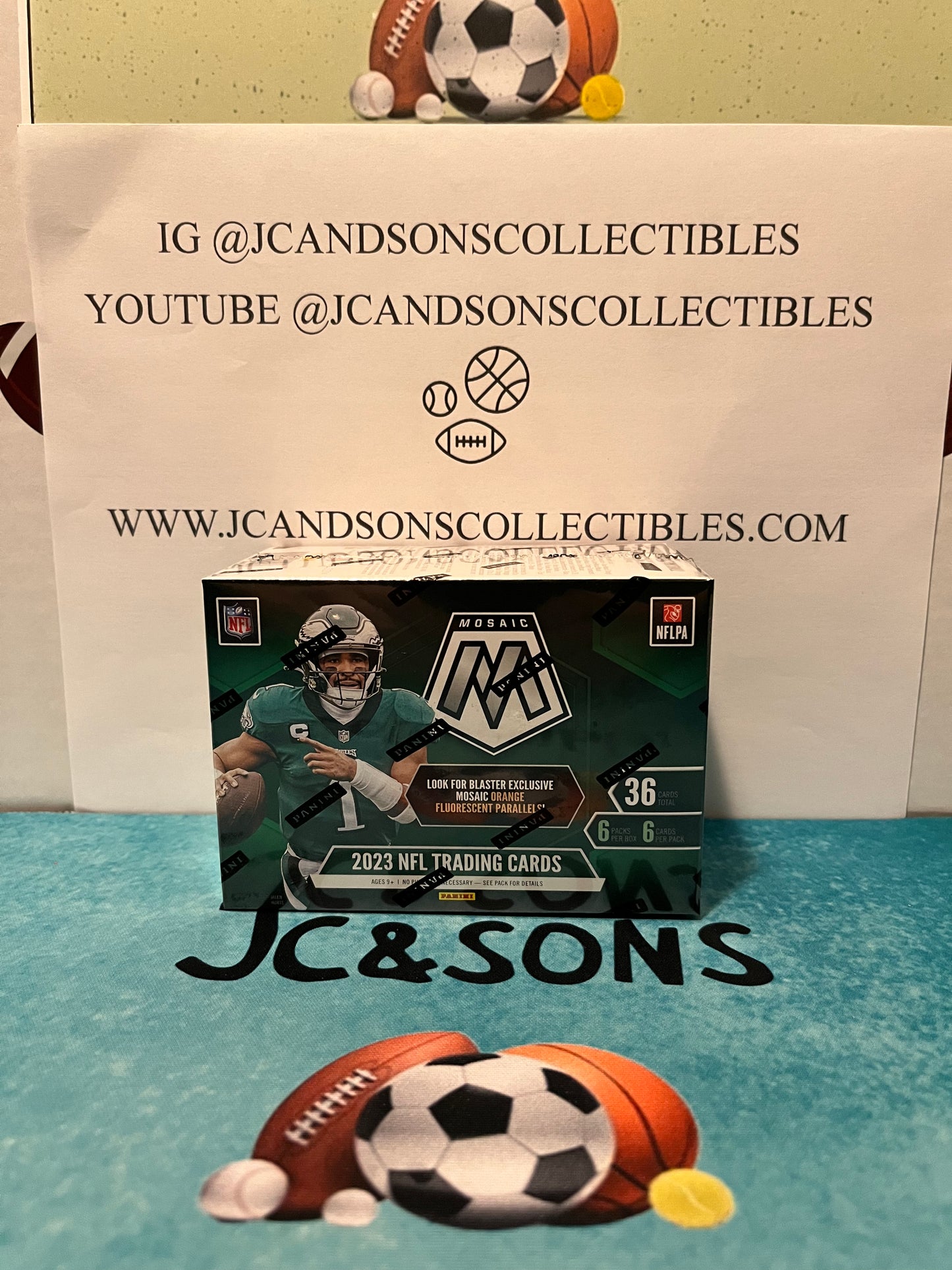 2023 Panini NFL Football Mosaic Blaster Box