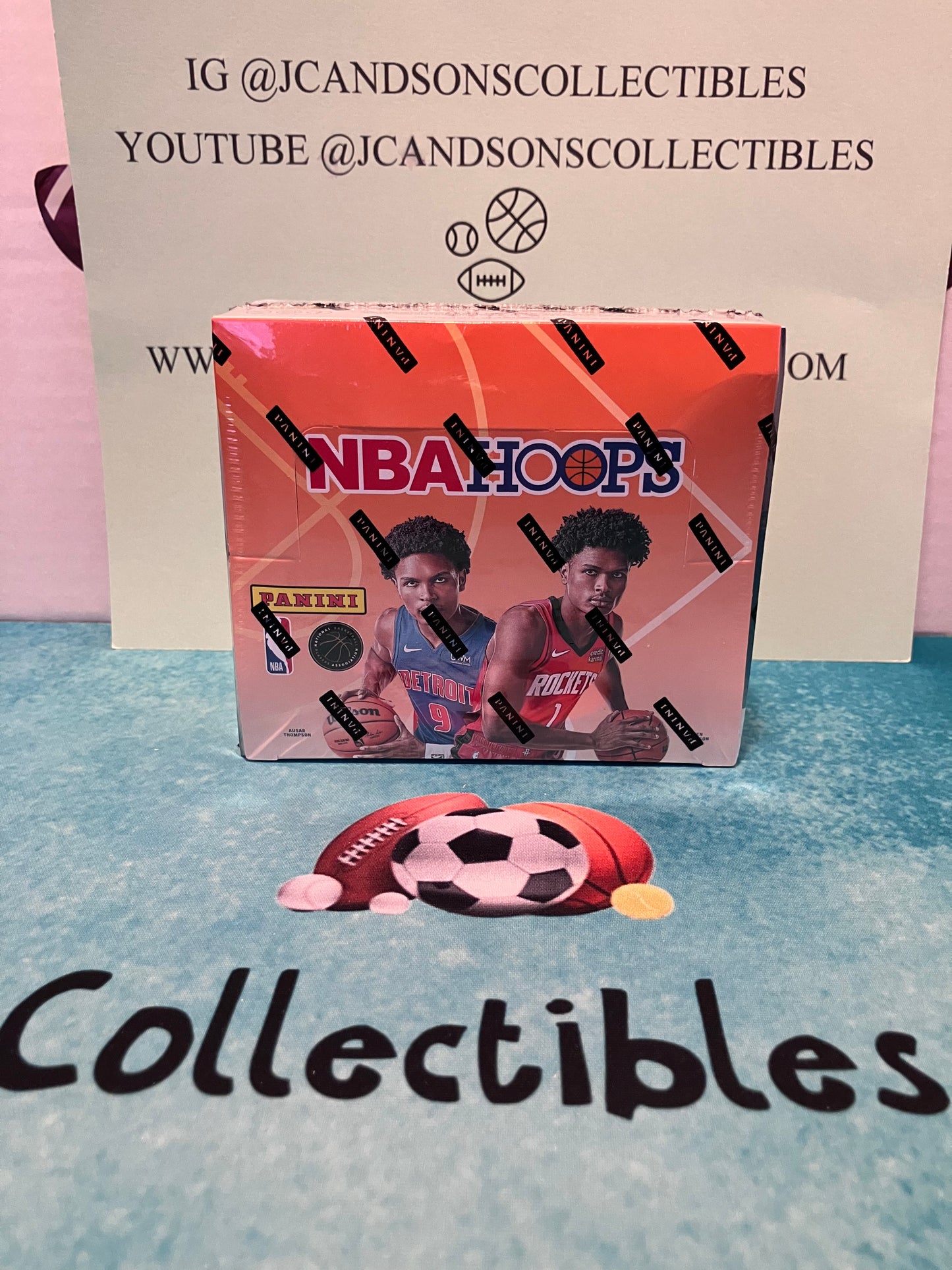 2023-24 NBA HOOPS BASKETBALL FACTORY SEALED RETAIL BOX - POSSIBLE WEMBANYAMA ROOKIES