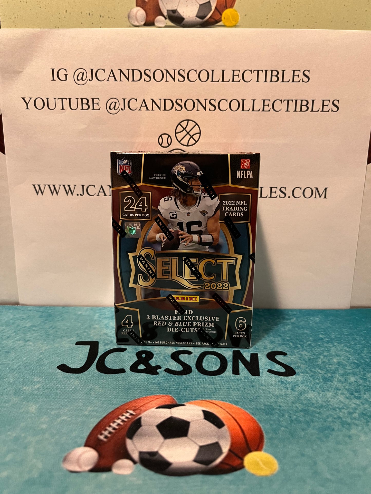 2022 Panini NFL Select Blaster Box.