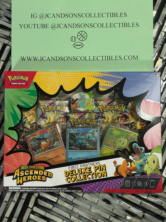 Pokémon TCG Ascended Heroes First Partner Deluxe Pin Collection