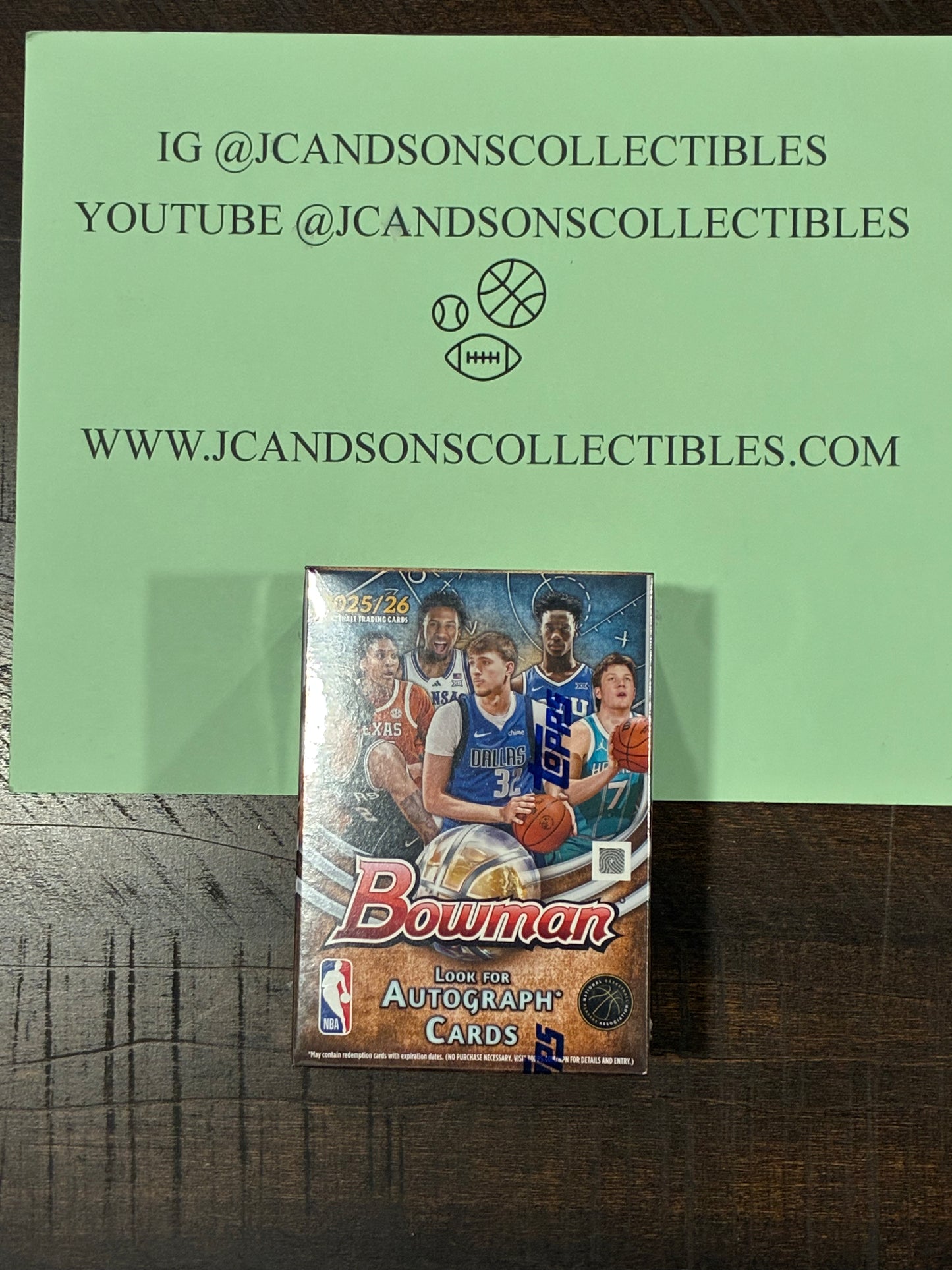 2025-26 Bowman Basketball - Factory Sealed - Value / Blaster Box