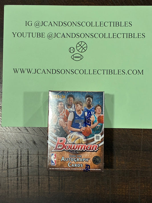 2025-26 Bowman Basketball - Factory Sealed - Value / Blaster Box