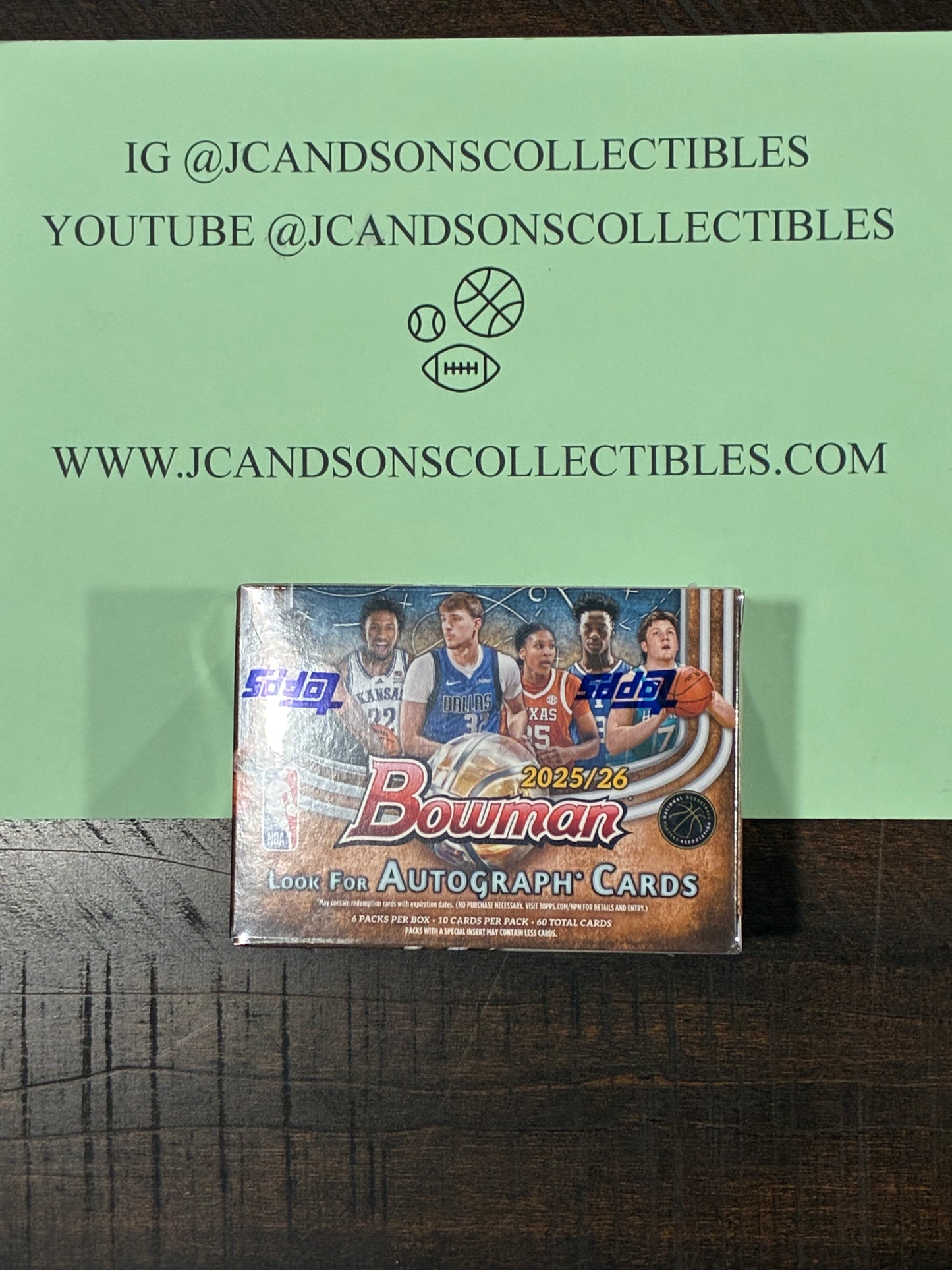 2025-26 Bowman Basketball - Factory Sealed - Value / Blaster Box