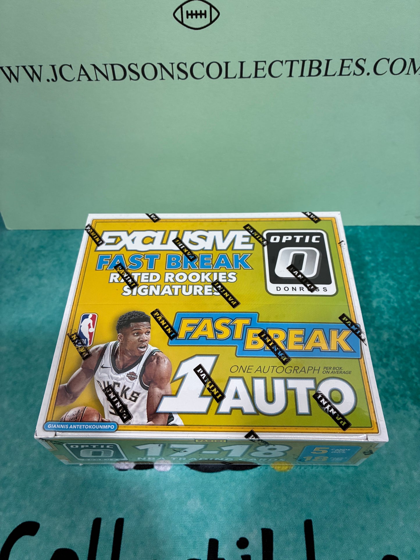 2017/18 Panini Donruss Optic Fast Break Basketball Box - 1 Auto/Box