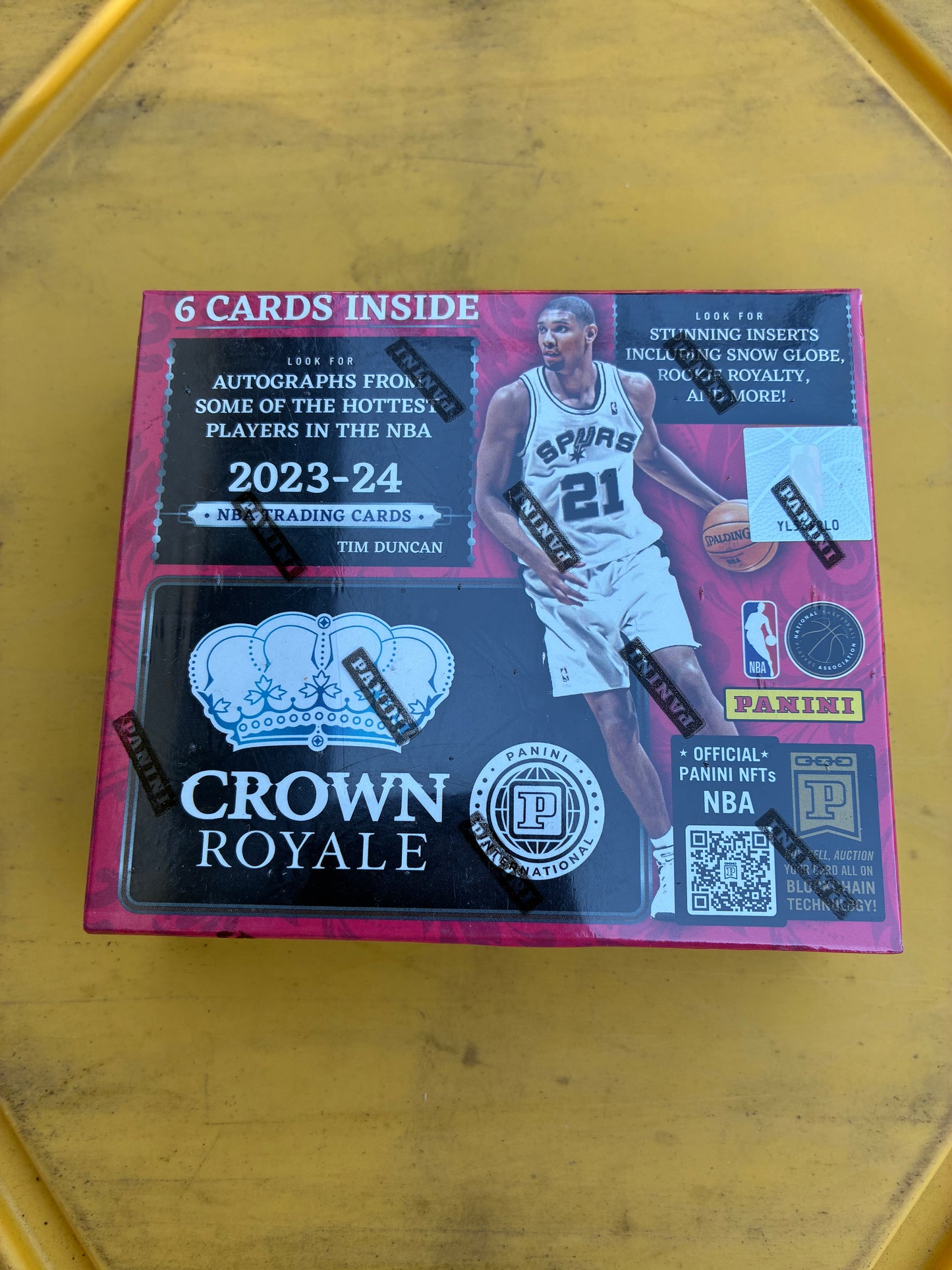 2023-24 Panini Crown Royale Hobby Basketball Factory Sealed Box International. Victor Wembanyama Rookie Chase.