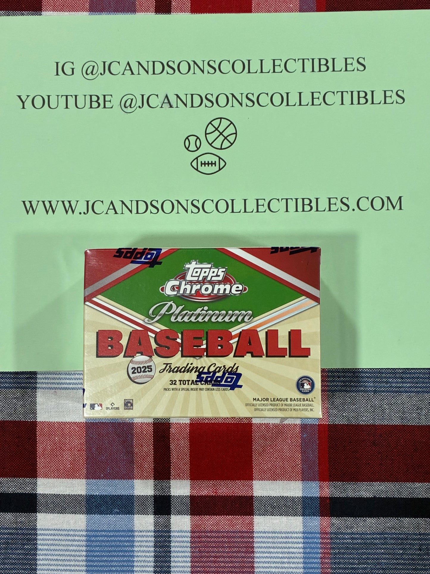 2025 Topps MLB Chrome Platinum Baseball Value Blaster Box Factory Sealed